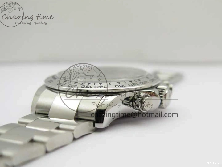 MiroTime 0409 SoftTouch Daytona 116509 KKF 1:1 Best Edition 904L Steel Gray Dial on SS Bracelet A 2459